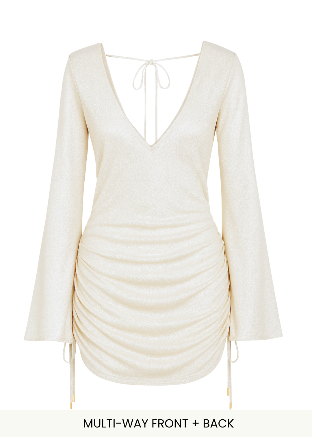 Malta Mini Dress in Champagne